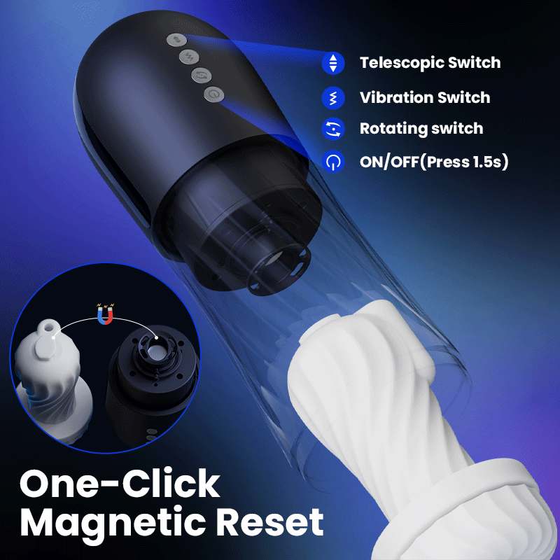 Dreamer -  Glans and corona stimulation 3 Rotating 5 Thrusting 5 Vibrating Heating Male Stroker