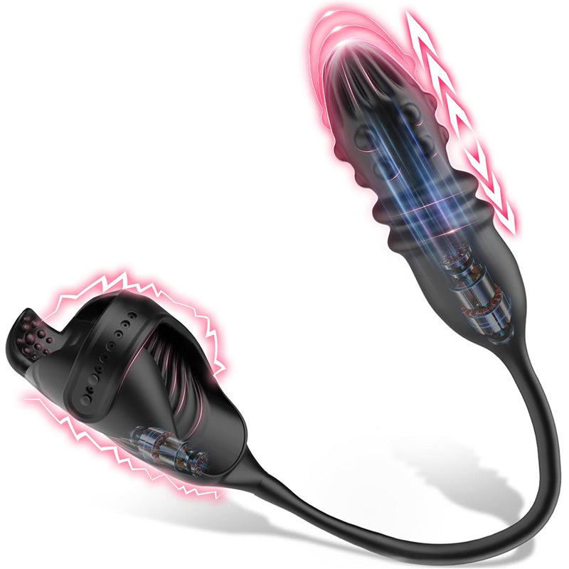 Arthur - Thrusting & Vibrating Glans Trainer for Intense Penis and Anal Stimulation