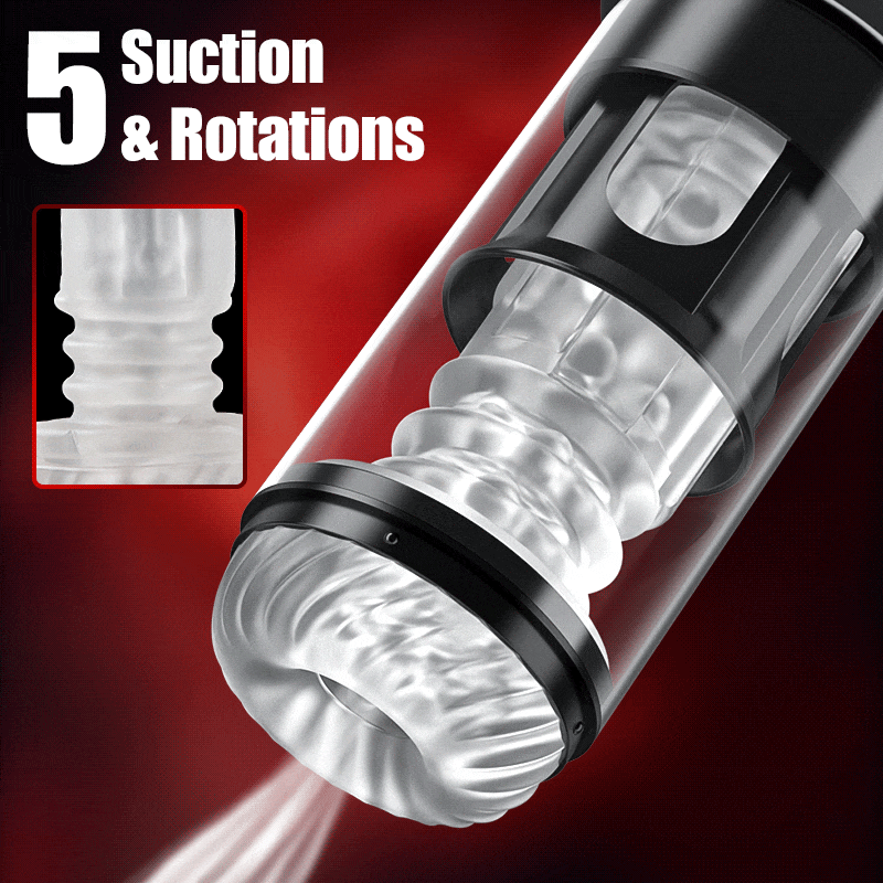 Widowmaker - Rotating Sucking Enjoy Inflation & Twist Massage Fun Masturbation Stroker
