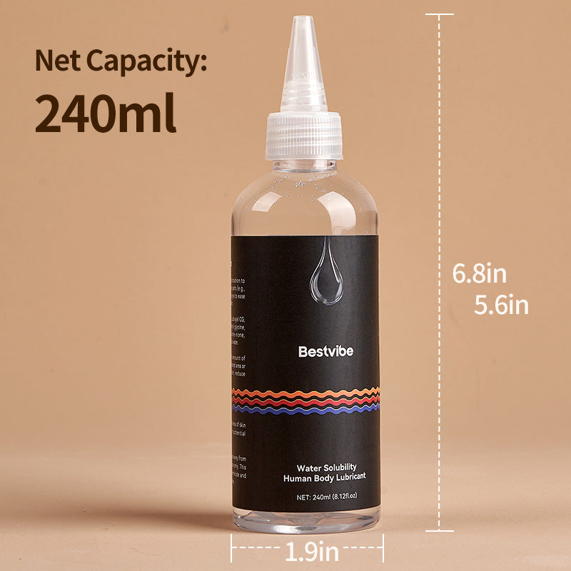 Acmejoy X Bestvibe - 240ml Water-Based Lubricant Long-Lasting Personal Lube Toy-Safe & Condom Compatible