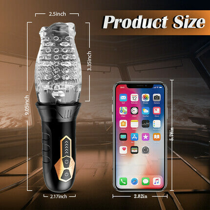 TORNADO - Rotating Vibrating Male Stroker