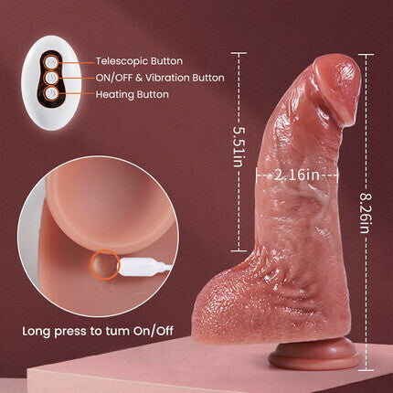 Acmejoy - Lifelike Stimulation Realistic Anal Dildo