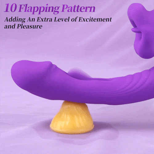 Isolde - Upgraded Mouth-Shaped 3 In 1 Flapping & Biting & Toungue Vibrator