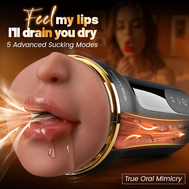 【$10 Off — Only 3 Days!】Bestvibe Pro - 3 Replaceable Sleeves 3 Unique Pleasure Male Masturbator 5 Suction & 10 Vibration Modes
