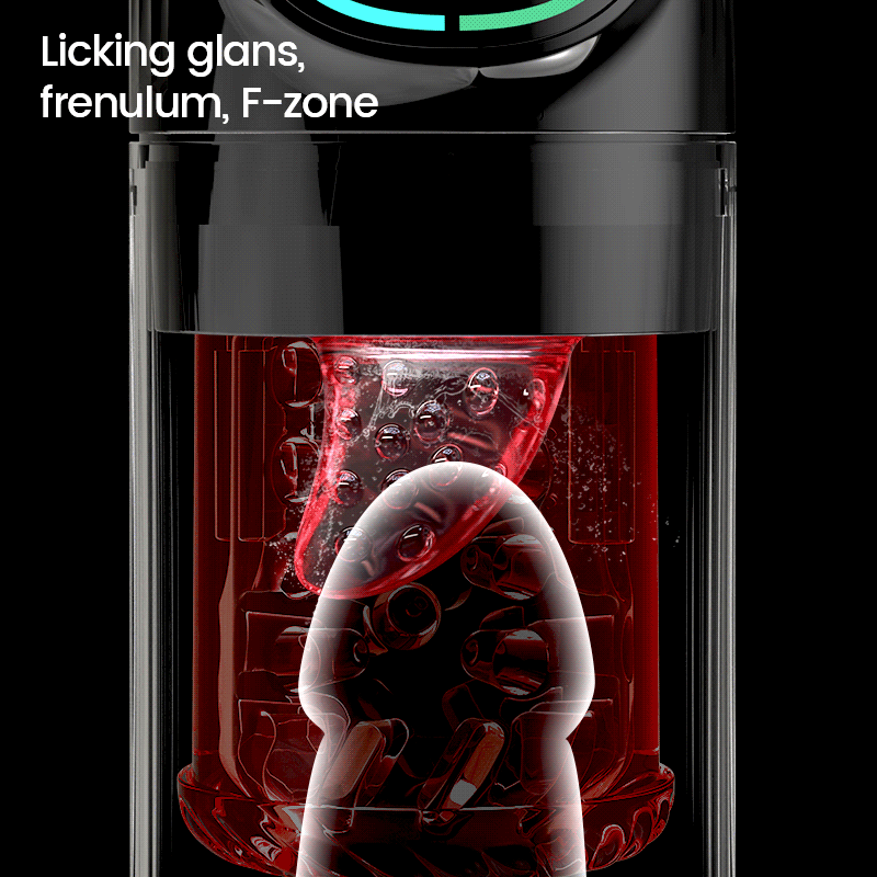 Cinder - Thrusting Rotating Sucking Vibrating Licking Blowjob Male Stroker