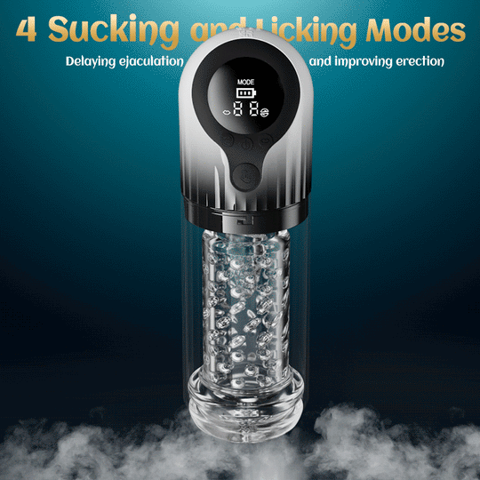 Vortex Male Stroker - Acmejoy X Bestvibe Collaboration 4 Strong Suction One-Key Burst 9 Rotations Easy to Clean with Free Lubricant