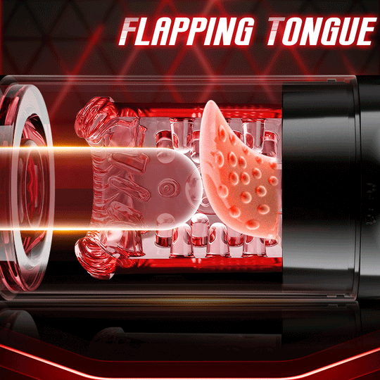 Cinder - Thrusting Rotating Sucking Vibrating Licking Blowjob Male Stroker