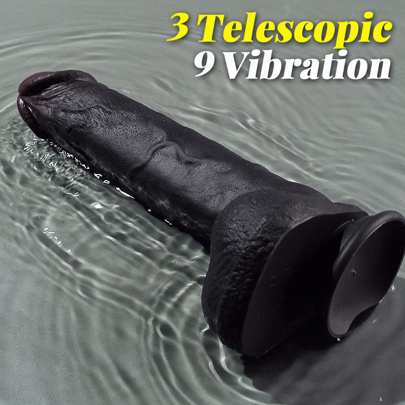 Maurice - 3 Thrusting 9 Vibration Heating Big Brown Dildo Tattooed Men