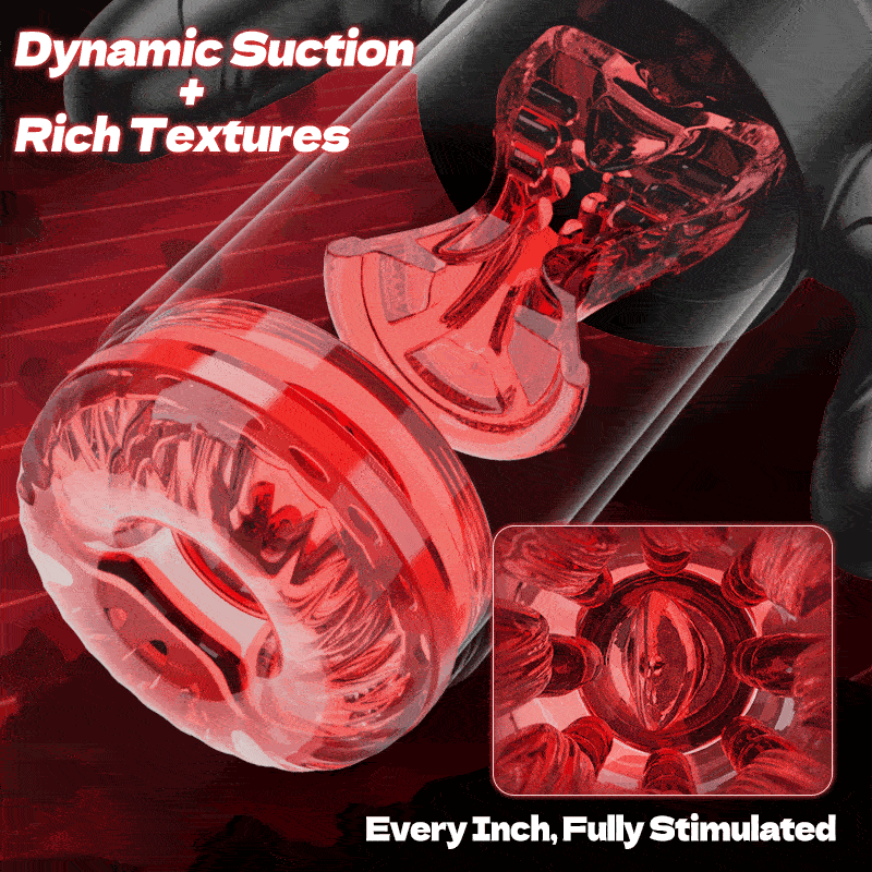 【Pre-sale until 6/16】Terminator - Telescopic Rotating Male Masturbator - 9 Modes Sucking Thrusting with Handle