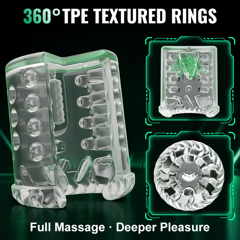 Heaven - 5 in 1 Male Masturbator 7 Thrusting Rotation Suction Vibration & Licking Intelligent Control Stroker