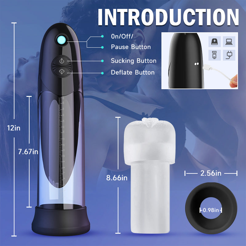 【50% OFF！】WaterSamurai - Vacuum Suction Penis Pump