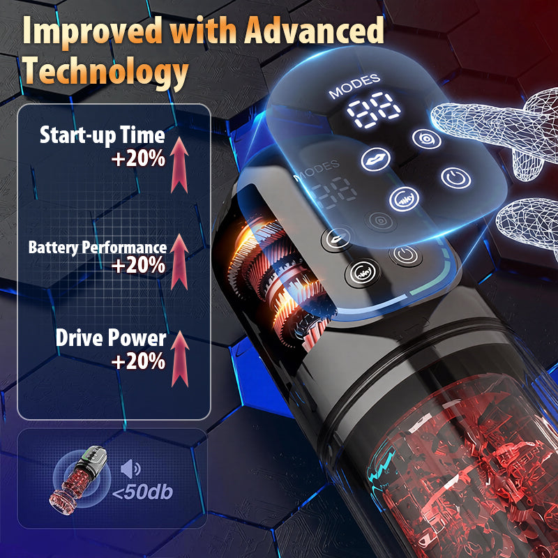 【Pre-sale until 6/16】Cinder - Thrusting Rotating Sucking Vibrating Licking Blowjob Male Stroker