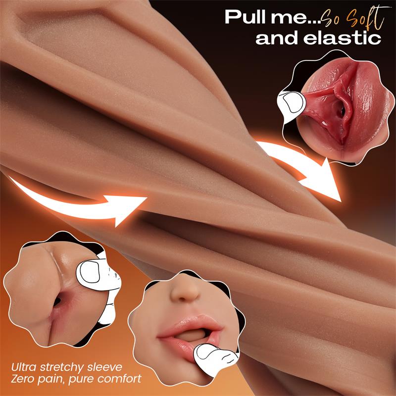 Captain Pro - Automatic Male Masturbator with 3 Replaceable Sleeves 5 Suction & 10 Vibration Stroker