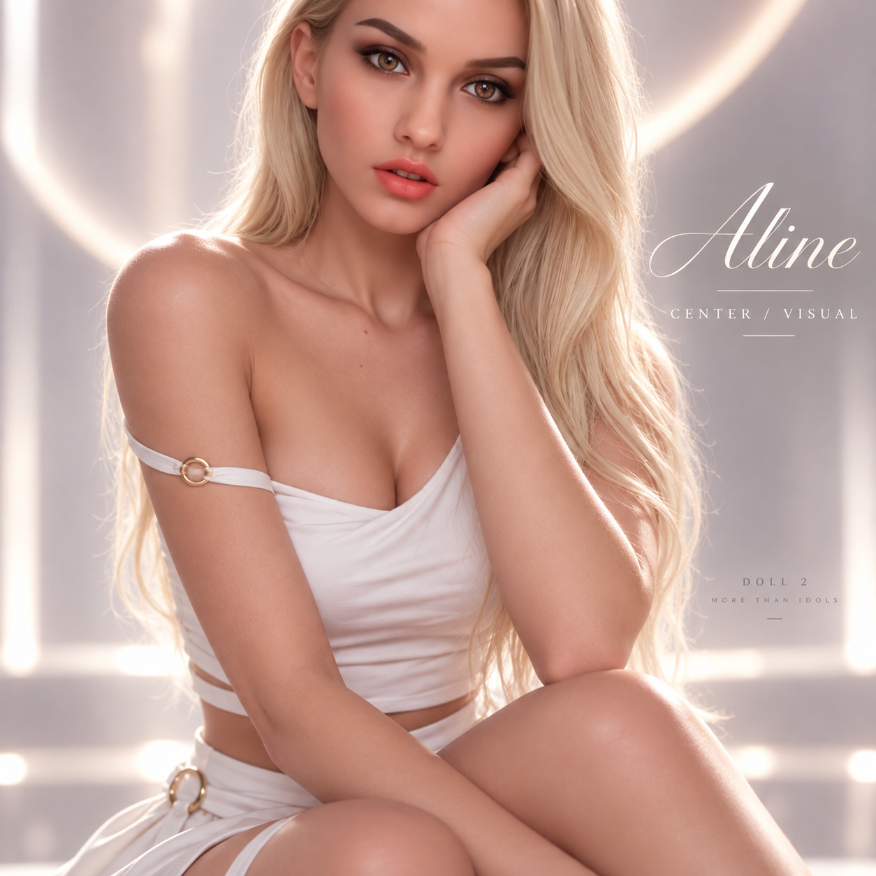 Aline - 157 cm Lifelike Sex Doll with Brown and Blonde wigs Included